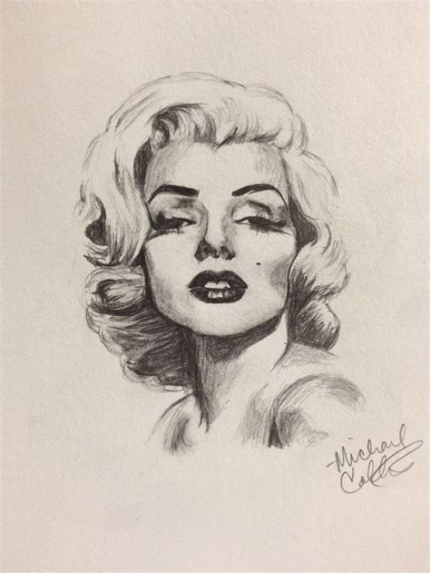 Pin By Bella Dominguez On Marilyn Monroe Art Drawings Sketches