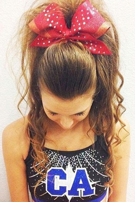 ideas sport hairstyles for girls schools cheer hair cheerleading