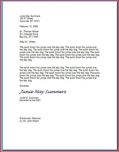 Proper Business Letter Format With Attachment Charles Leals Template