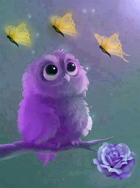 Pin By Heather Sauberlich On Owls Purple Owl Good Night Sweet Dreams