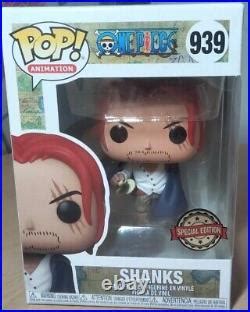Funko Pop Animation One Piece Shanks Chase Limited Edition Special Edition Limited