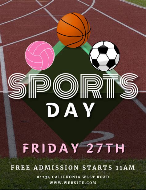 Sports Day Event Flyer Template Postermywall