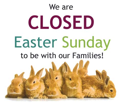 In case you choose to print a multiple page we will be closed sign using the size sign button and a tear off stub page, pullsign automatically prints the right. Clifton Park Center | Easter Sunday - Mall Will Be Closed