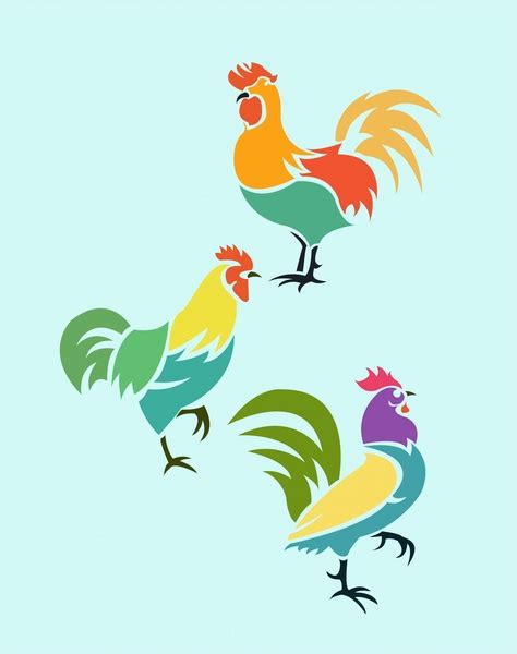 Rooster Vectors Free Download 201 Editable Ai Eps Svg Cdr Files