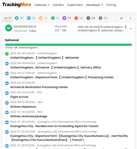 Ems Tracking Trackingmore