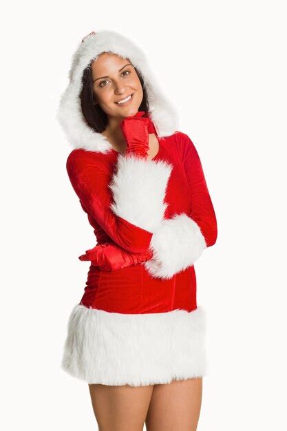Premium Photo Woman Wearing Sexy Christmas Clothes