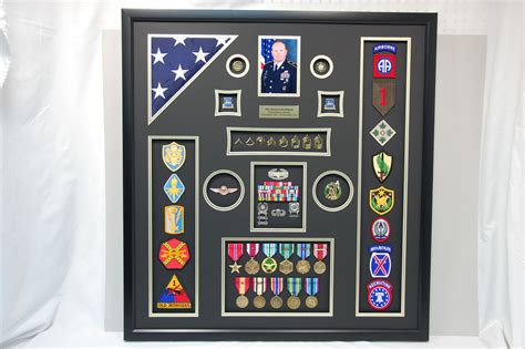 Military Retirement Shadow Box