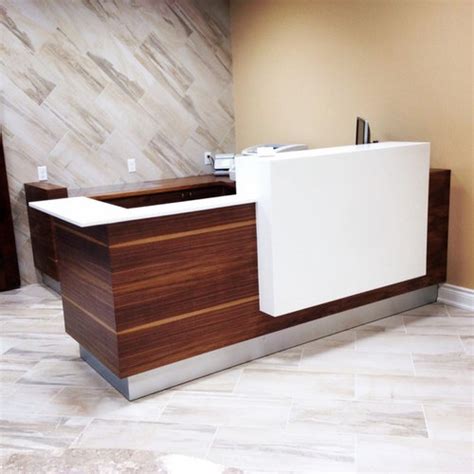 Touch device users can explore by touch or with swipe gestures. Reception Desk | Houzz