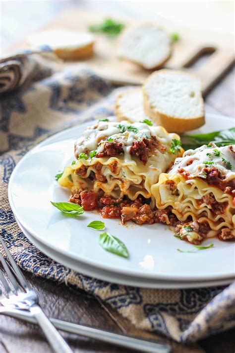 Ground Beef Lasagna Roll Ups