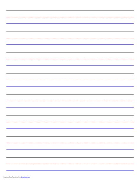 Printable Low Vision Writing Paper 12 Inch Writing Paper Lined This