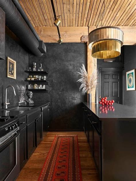 16 Beautiful Black Kitchen Designs To Aspire To Chloe Dominik