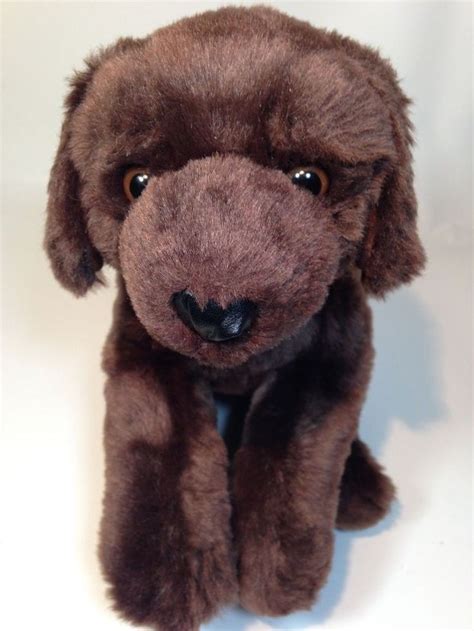 Animal Alley Chocolate Brown Lab Labrador Puppy Dog Plush Stuffed 12