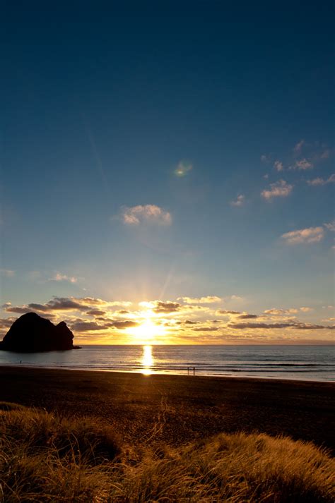 Sunset Piha New Zealand Chris Zielecki Flickr