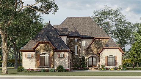 Hope you all have had a wonderful christmas and new year celebrations. French Country Style House Plan 82400 with 2979 Sq Ft, 4 ...
