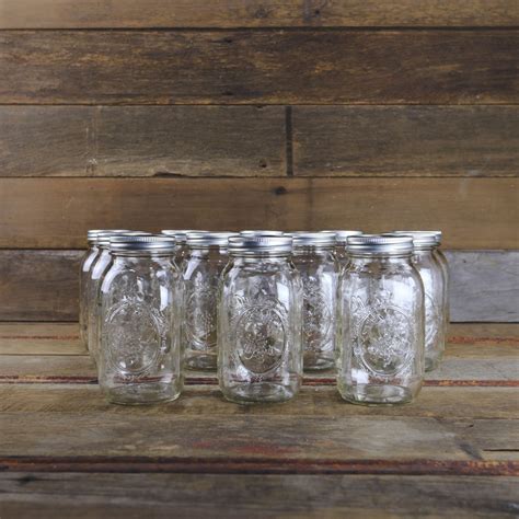 Ball 1 Quart Canning Jar Regular Mouth Case Of 12 Home Canning Sup