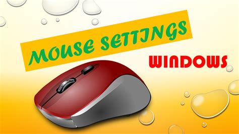 How To Mouse Settings In Windows
