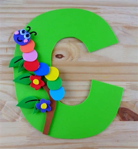 Letter C Craft With Printable C Is For Caterpillar