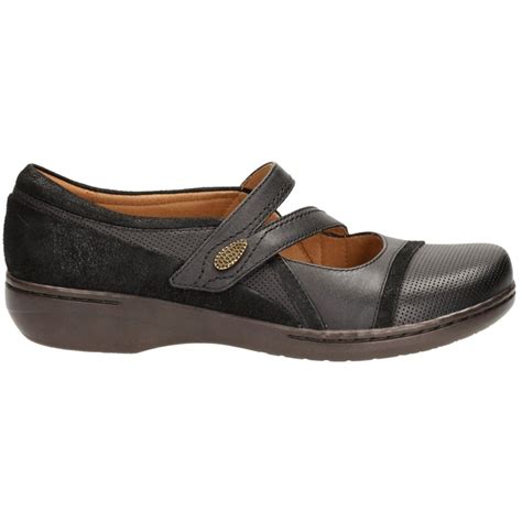 Clarks Womens Evianna Crown Black Mary Jane Shoe At Marshall Shoes