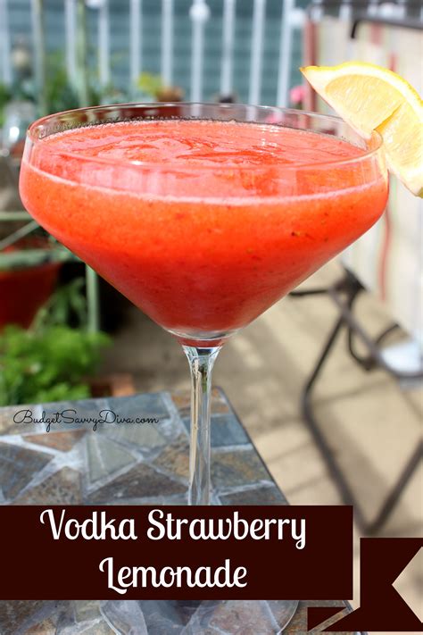 Vodka Strawberry Lemonade Recipe Budget Savvy Diva