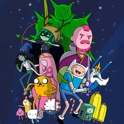 Adventure Time Characters Anime Wallpaper