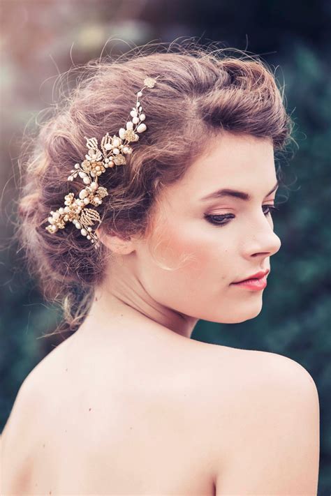There are plenty of wedding hairstyles for short hair. Bridal Hair Vines for Weddings - Bride / Accessories ...