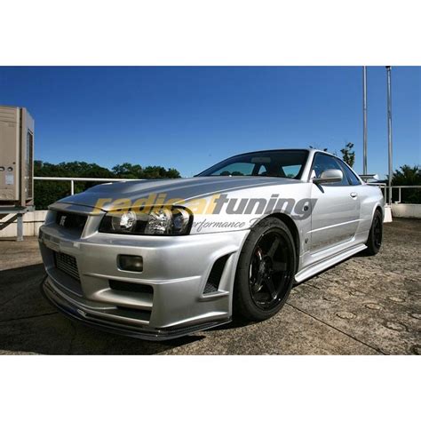 R34 Skyline GTR Z-tune wide front fenders wings for Nissan Skyline