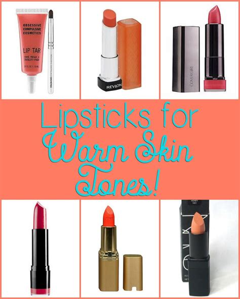 Best Lipsticks For Warm Skin Tones Warm Skin Tones Best