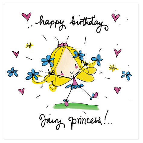 Happy Birthday Fairy Princess Juicy Lucy Designs