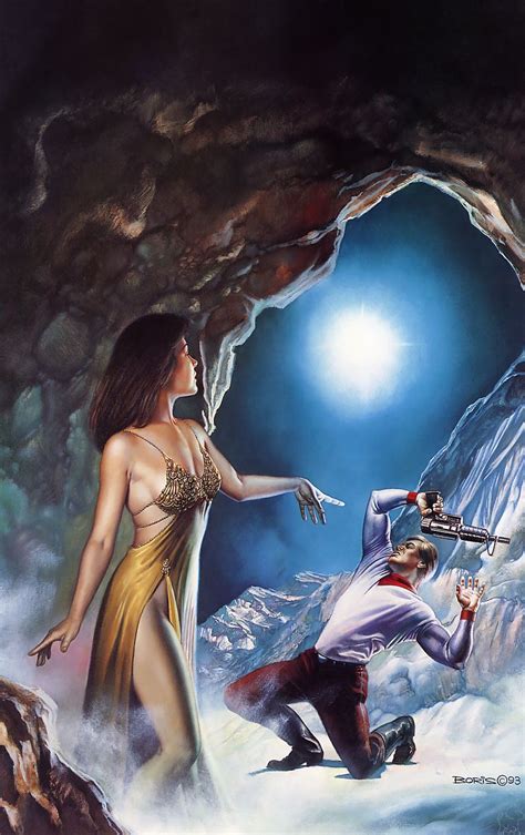 Boris Vallejo Ice Cave Fantasy Art Warrior Scifi Fantasy Art