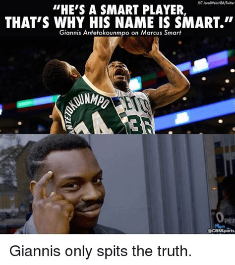 ht jared weiss nbatwitter he s a smart player that s why his name is smart giannis antetokounmpo