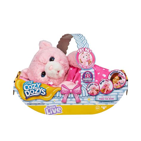 Jucarie interactiva ursulet roz MOOSE Little Live - Toys Toys