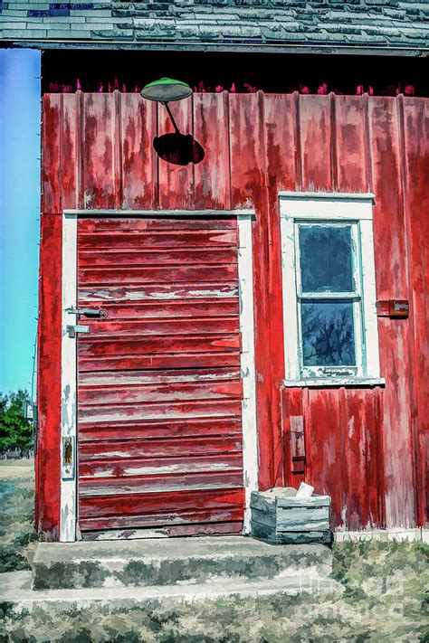 Old Barn Door Digital Art By Chellie Bock Fine Art America