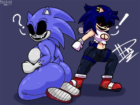 Rule 34 Dn28 Art Exe Revie Faker Revie Fakussy Idk What To Tag It X Sonic Exe