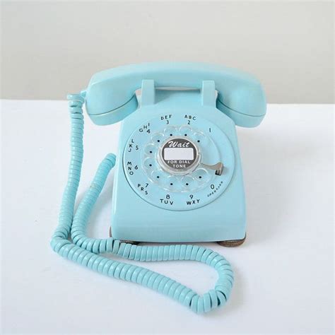 Rotary Dial Telephone Baby Blue 1957 Rotary Phone Working Rotary