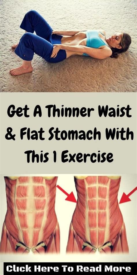 Get A Thinner Waist And Flat Stomach With This 1 Exercise Thinner Waist