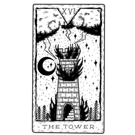 The Tower One Of However Many I Can Be Bothered Doing Of Tarot Cards