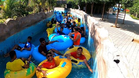 Crazy River Tube Ride In Bliss Aqua World Water Park Youtube