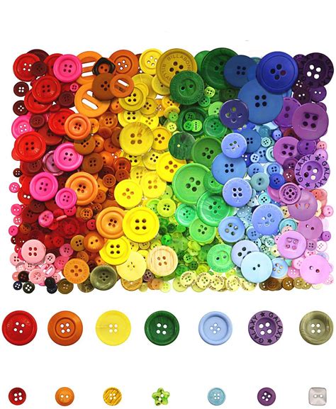 Good Products Online Now 300 Pieces Assorted Colors Resin Buttons 2 And