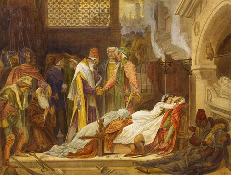 The Reconciliation Of The Montagues And The Capulets Painting By