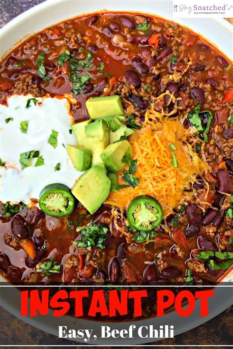 This was simple to put together and ready quickly. Quick and Easy Instant Pot Beef Chili with {VIDEO} is the best pressure cooker recipe you wil ...