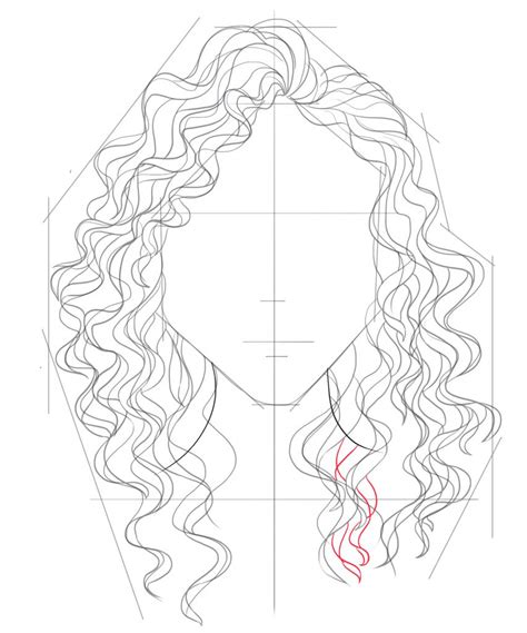 How To Draw Curly Hair With Pencil