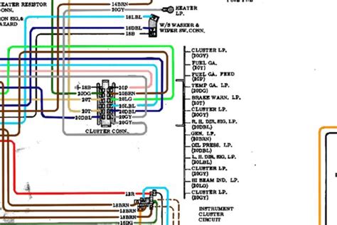 The wiring diagram has brown and purple together, which mine does not. 1966 Chevy Truck Wiring Diagram