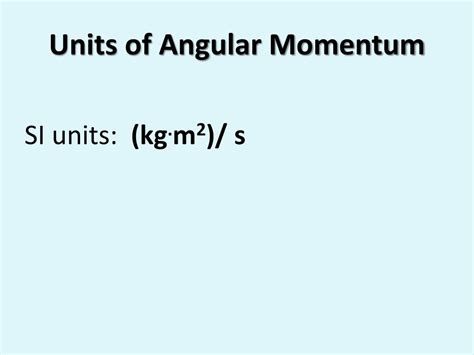 Ppt Angular Momentum Powerpoint Presentation Free Download Id3406016