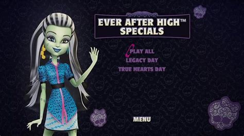 Monster High Scaris City Of Frights 2013 Dvd Menus