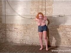 Tit Whipping And Stinging Nettle Bdsm Of Redhead Amateur Slavegirl Fiona In Tough Dungeon