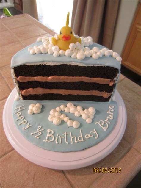 6 Months Birthday Cake Design Cuteconservative