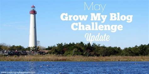 May Grow My Blog Challenge Update Creating My Happiness
