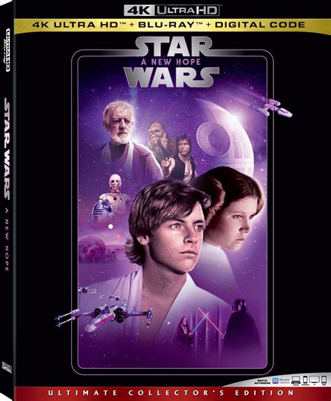 Star Wars Episode Iv A New Hope 4k Blu Ray Incluye Slipcover Fílmico