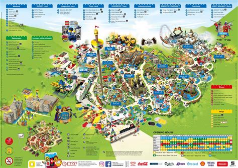 A Map Of An Amusement Park With Lots Of Rides Parks And Attractions On It