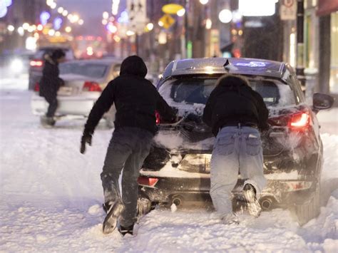 Montreal Hits The Ground Plowing In Wake Of Record Breakingly Cold